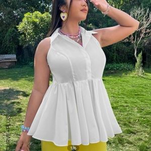 Collared Casual Blouse